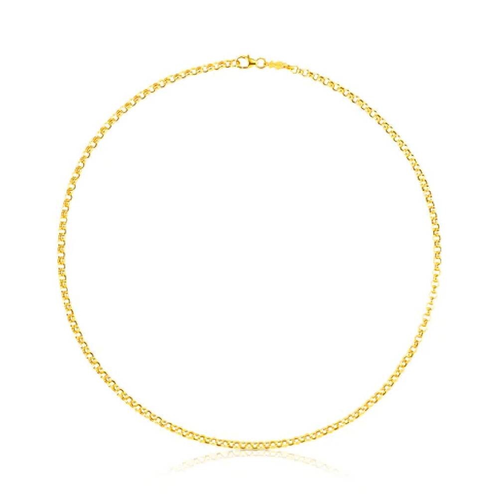 Колье Tous Measuring 42 cm Chain, золото 
Колье Tous Measuring 42 cm Chain, золото