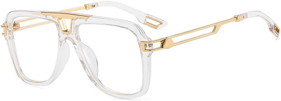 Ретро солнцезащитные очки с двойной перемычкой для женщин, модные градиентные очки с защитой от УФ-излучения UV400 для мужчин. Модные солнцезащитные очки TKKTLLT, Transparent Clear
Ретро солнцезащитные очки с двойной перемычкой для женщин, модные градиентные очки с защитой от УФ-излучения UV400 для мужчин. Модные солнцезащитные очки TKKTLLT, Transparent Clear