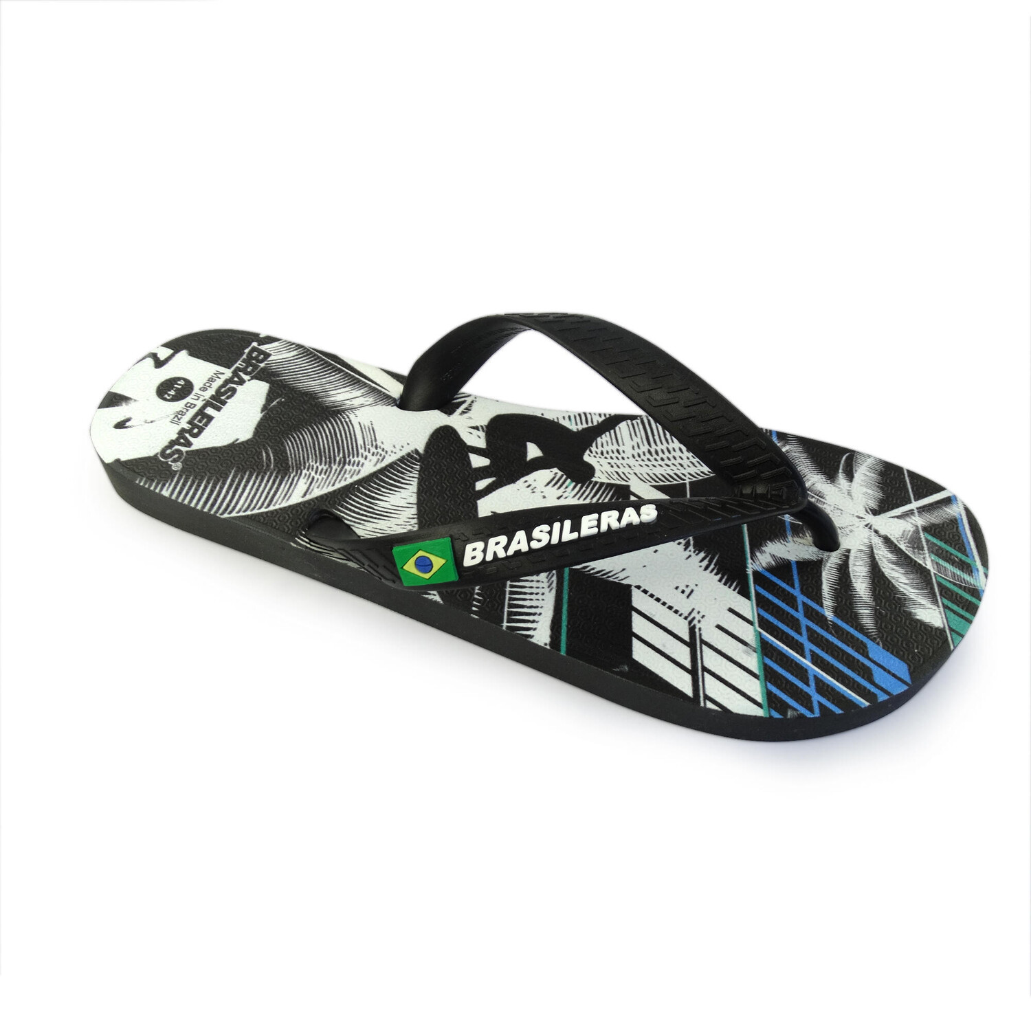 Мужские пляжные шлепанцы черного цвета на резиновой подошве BRASILERAS, черный черный
Мужские пляжные шлепанцы черного цвета на резиновой подошве BRASILERAS, черный черный