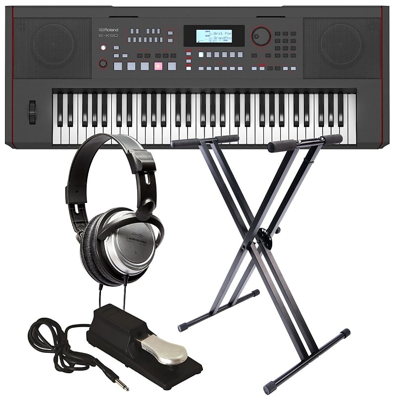 Roland E-X50 Arranger Keyboard KEY ESSENTIALS BUNDLE
Roland E-X50 Arranger Keyboard KEY ESSENTIALS BUNDLE
