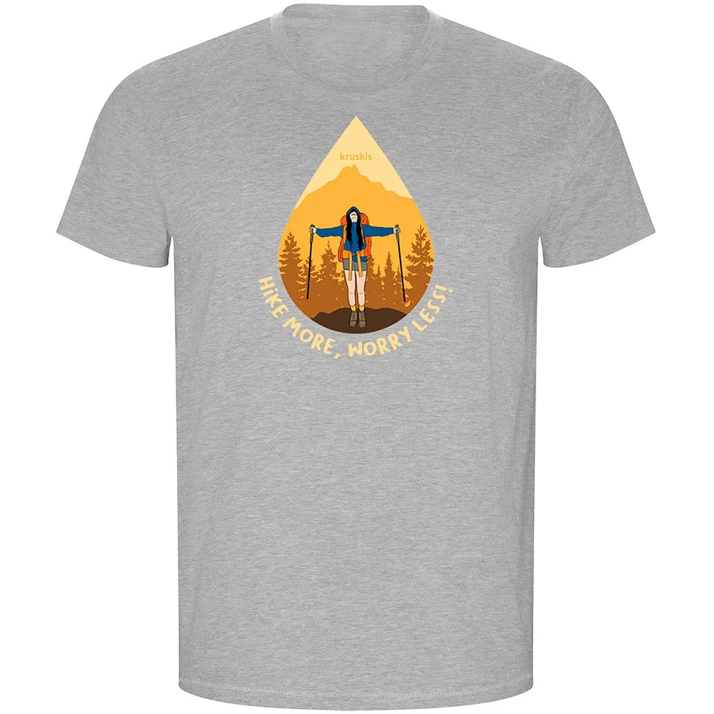 Футболка Kruskis Hike More ECO, серый 
Футболка Kruskis Hike More ECO, серый