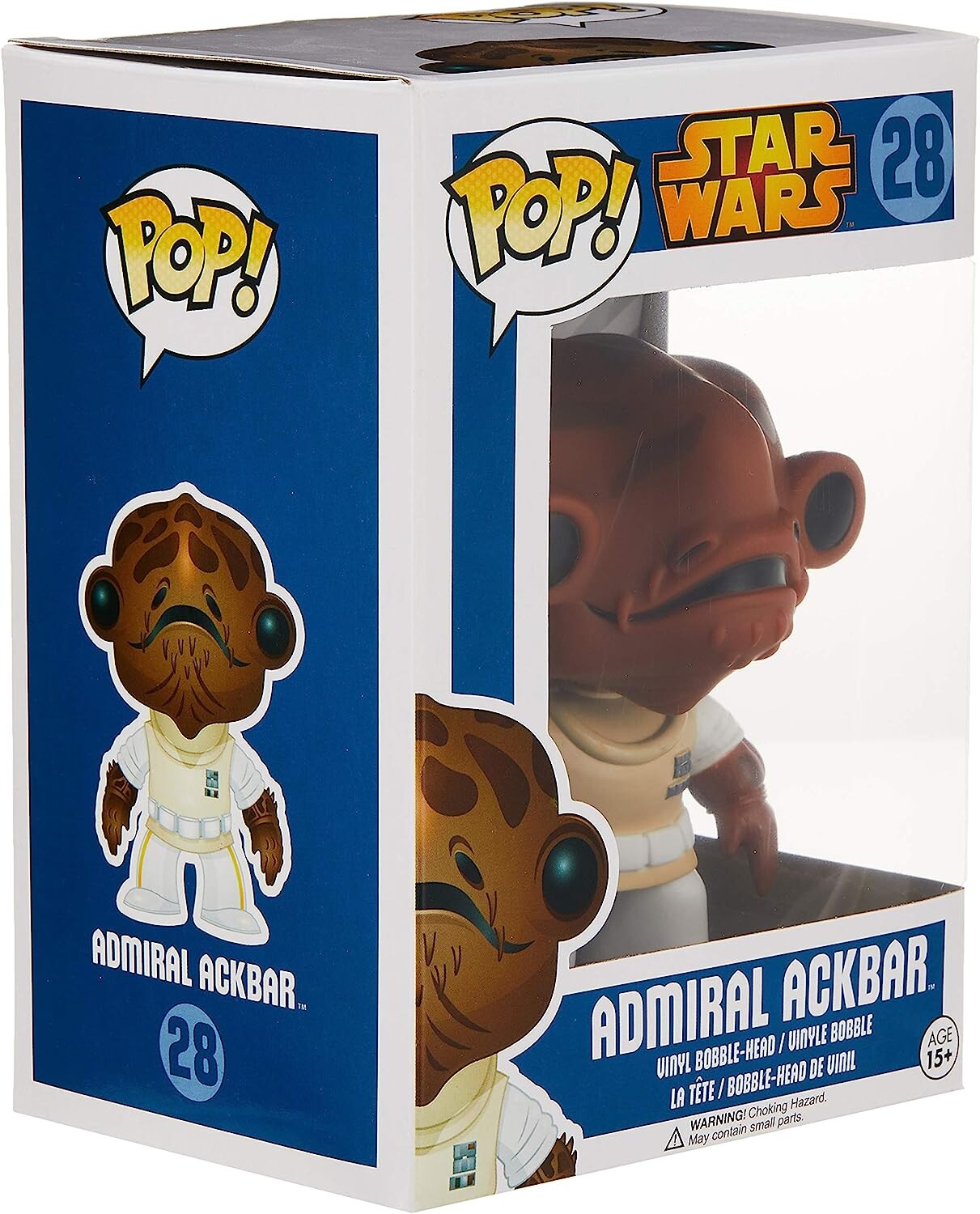 Фигурка Funko POP! Star Wars: Admiral Ackbar Bobble
Фигурка Funko POP! Star Wars: Admiral Ackbar Bobble