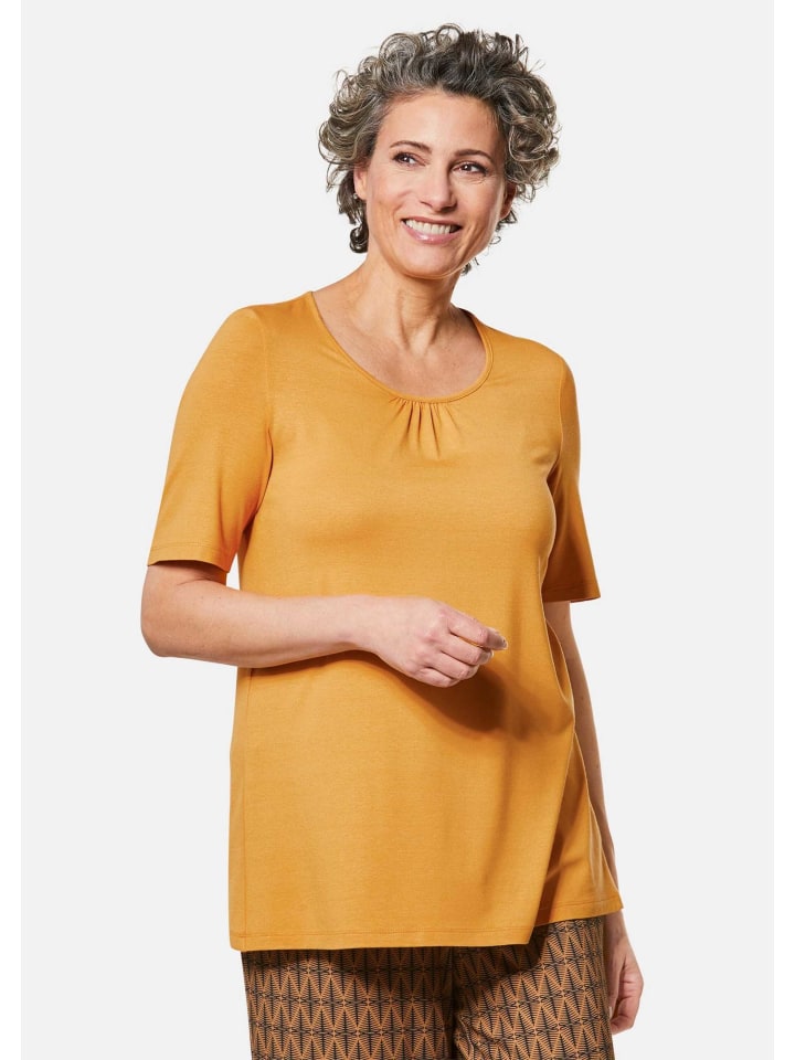 Рубашка цвета кукурузы с современными сборками, классическая GOLDNER
Рубашка цвета кукурузы с современными сборками, классическая GOLDNER