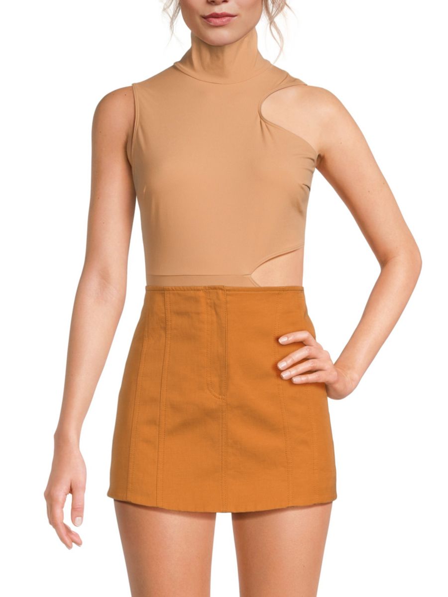 Боди с вырезом и высоким воротом Wolford, цвет Almond
Боди с вырезом и высоким воротом Wolford, цвет Almond