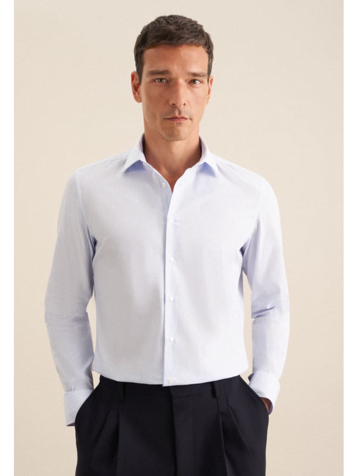 Рубашка Seidensticker, светло-синий
Рубашка Seidensticker, светло-синий