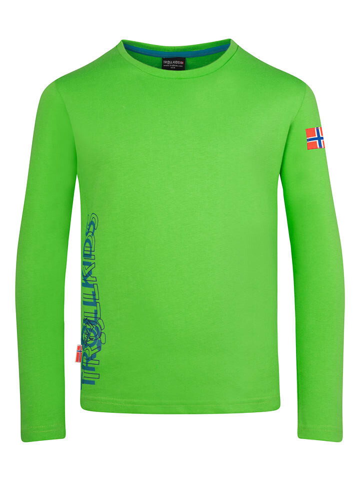 Лонгслив Trollkids Stavanger, зеленый
Лонгслив Trollkids Stavanger, зеленый