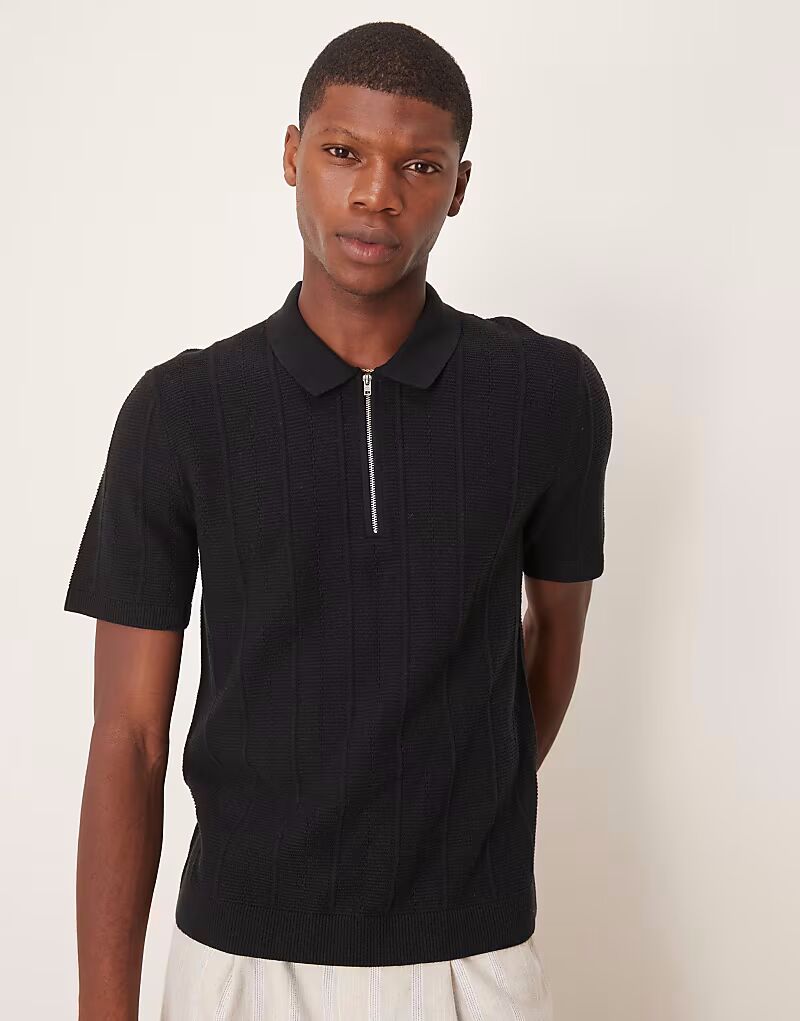 Трикотажное поло Abercrombie & Fitch с короткими рукавами и застежкой-молнией 1/4 черного цвета
Трикотажное поло Abercrombie & Fitch с короткими рукавами и застежкой-молнией 1/4 черного цвета