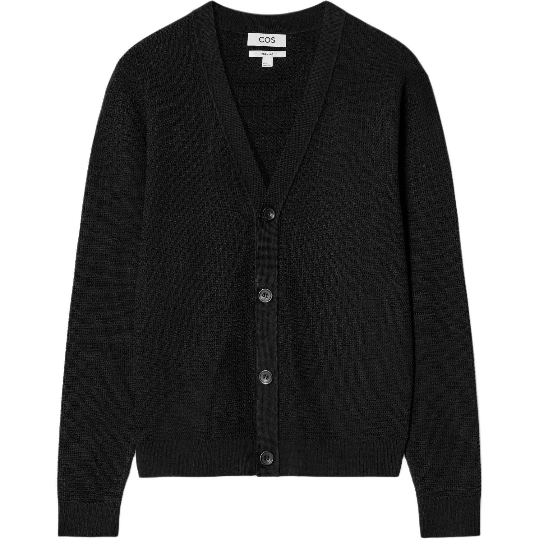 COS Трикотажный свитер мужской черный
COS Трикотажный свитер мужской черный