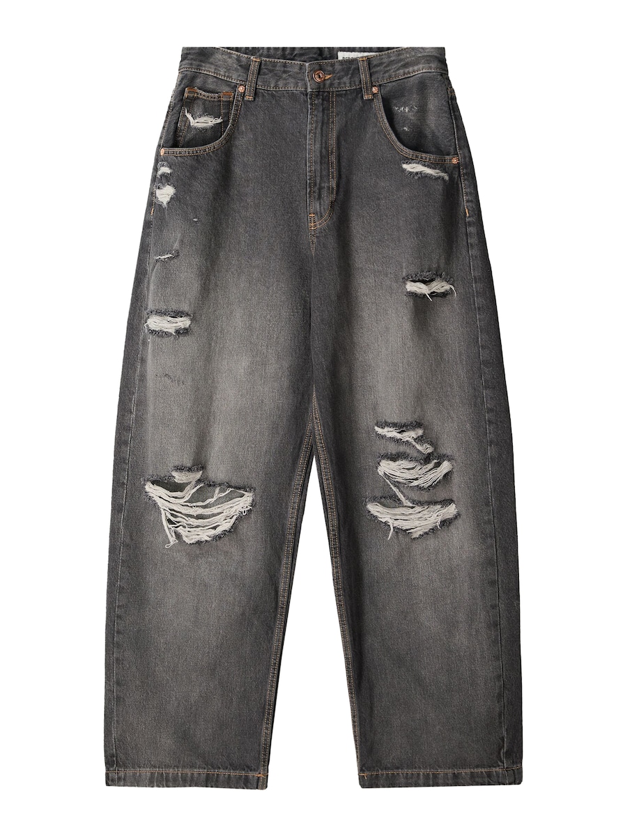 Мешковатые джинсы Bershka, Grey Denim
Мешковатые джинсы Bershka, Grey Denim