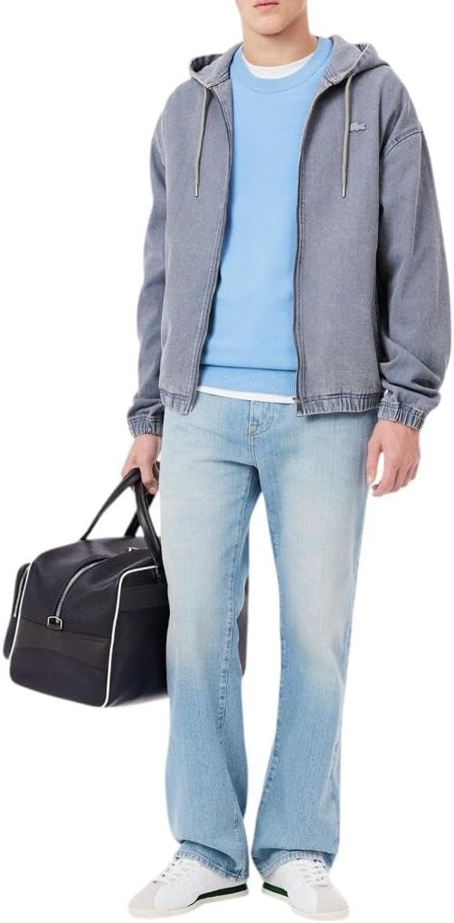 Lacoste мужские джинсы 5 карманов прямой крой indigo, Washed Bleach
Lacoste мужские джинсы 5 карманов прямой крой indigo, Washed Bleach
