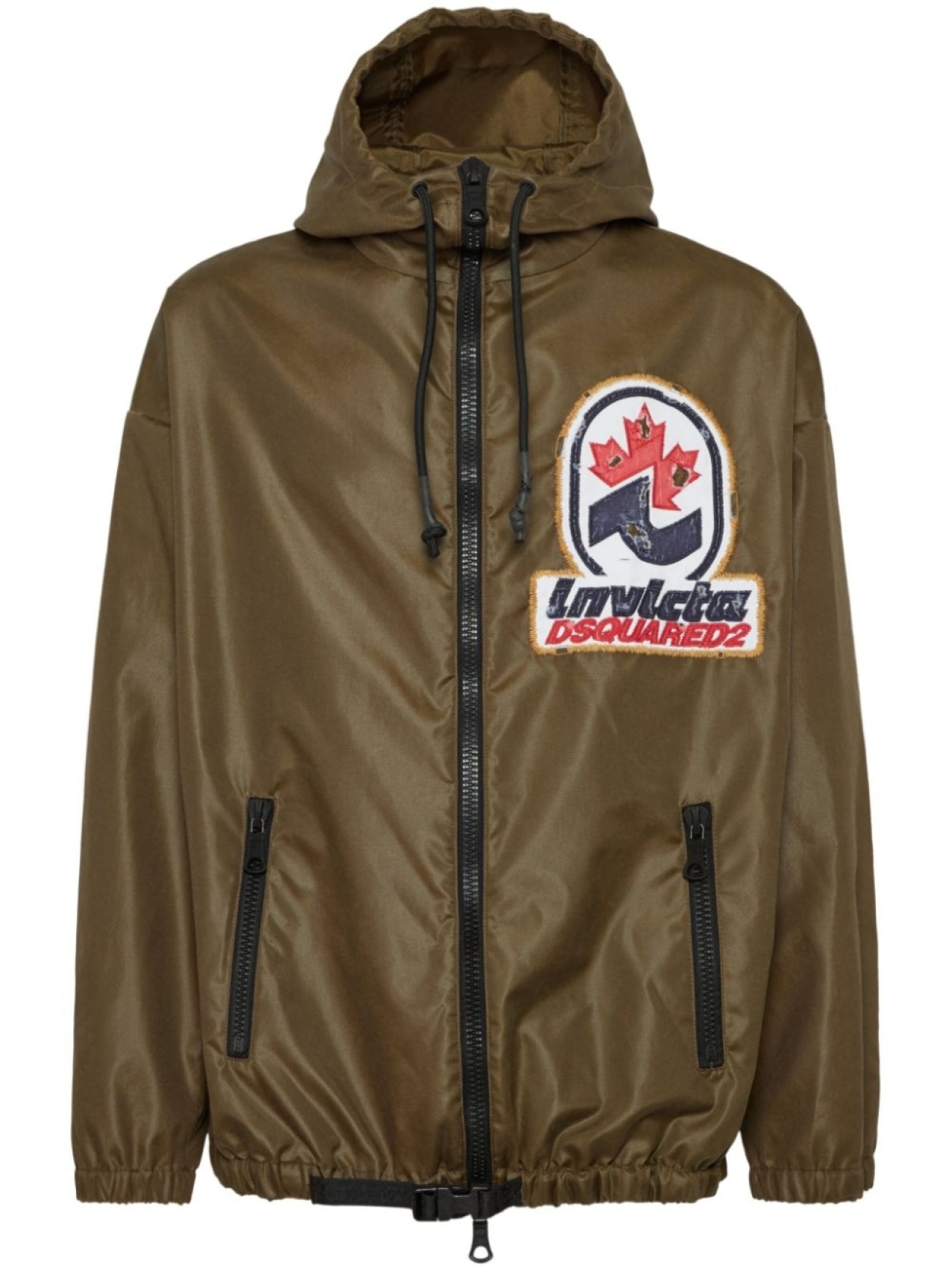 DSQUARED2 куртка с капюшоном и нашивкой-логотипом, зеленый
DSQUARED2 куртка с капюшоном и нашивкой-логотипом, зеленый