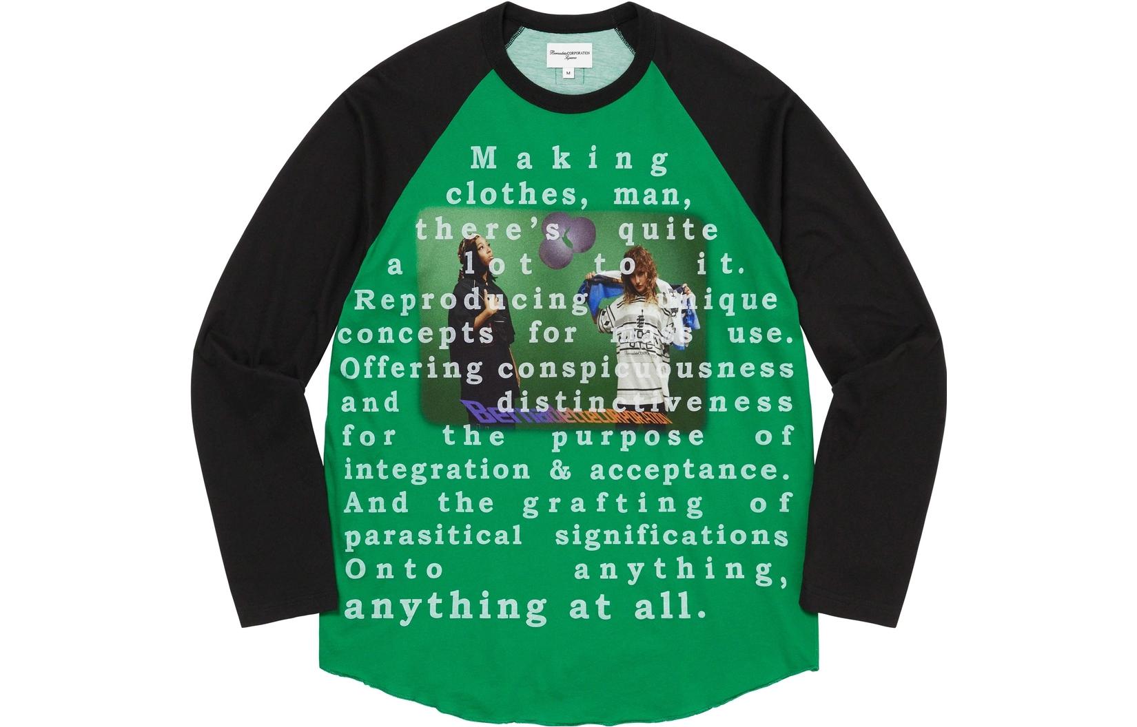 Bernadette Corporation Раглан Длинный Рукав Футболка Supreme, Зеленый/Зеленый
Bernadette Corporation Раглан Длинный Рукав Футболка Supreme, Зеленый/Зеленый