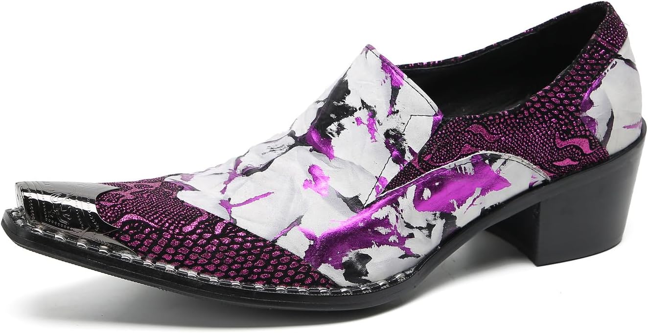 Мужские лоферы Santimon слипоны для свадьбы, металлический заостренный носок, пэнни-лоферы из натуральной кожи, модная повседневная обувь, туфли на каблуке для певцов, диско, вестерн, выпускного и вечеринки, фиолетовый
Мужские лоферы Santimon слипоны для свадьбы, металлический заостренный носок, пэнни-лоферы из натуральной кожи, модная повседневная обувь, туфли на каблуке для певцов, диско, вестерн, выпускного и вечеринки, фиолетовый