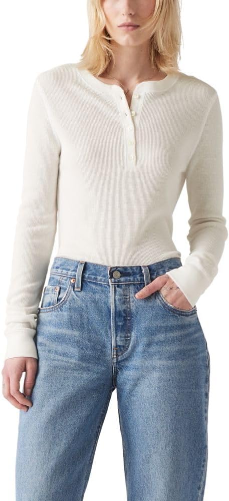 Женская футболка Levi's Jakob Henley (также доступны в версии Plus), (New) Cloud Dancer
Женская футболка Levi's Jakob Henley (также доступны в версии Plus), (New) Cloud Dancer