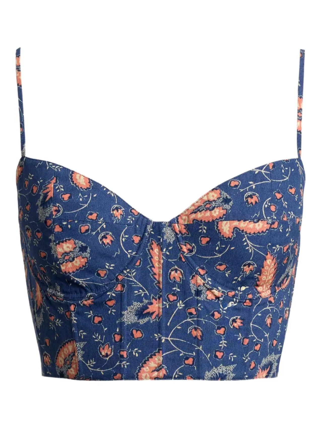 Укороченный топ с цветочным принтом Polo Ralph Lauren, синий
Укороченный топ с цветочным принтом Polo Ralph Lauren, синий