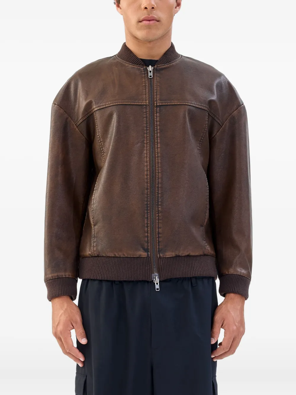 Куртка-бомбер свободного кроя Unreal Fur, коричневый
Куртка-бомбер свободного кроя Unreal Fur, коричневый