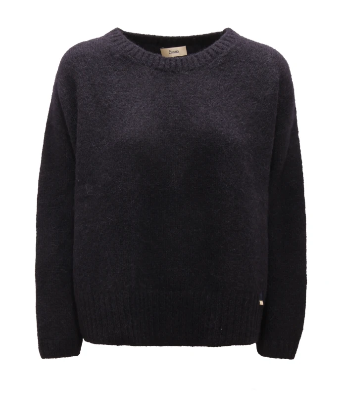Свитер из смесовой шерсти в элегантном стиле. Herno, синий
Свитер из смесовой шерсти в элегантном стиле. Herno, синий