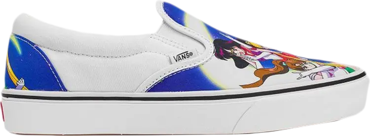 Кеды Vans Sailor Moon x Classic Slip-On ComfyCush Pretty Guardian, синий
Кеды Vans Sailor Moon x Classic Slip-On ComfyCush Pretty Guardian, синий