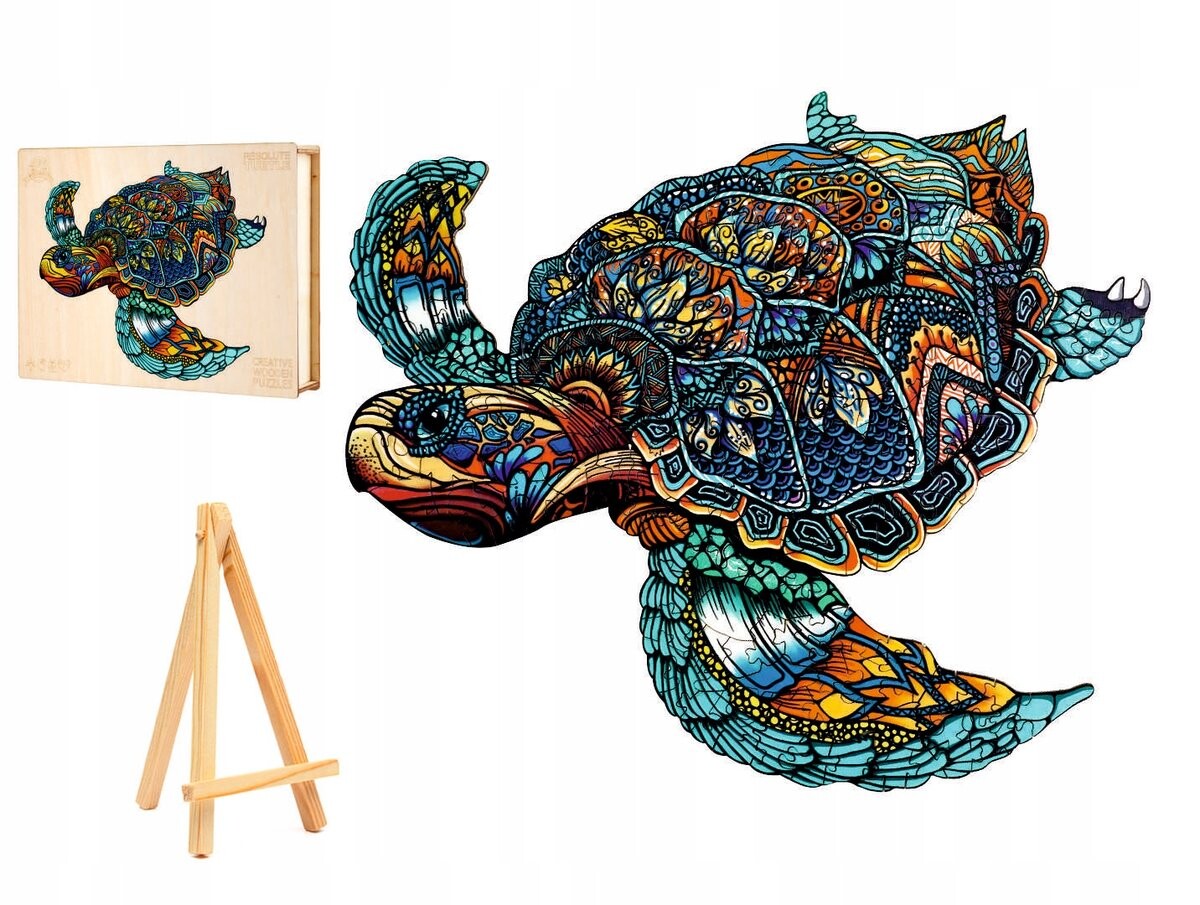 Деревянный Пазл Для Взрослых Большая Черепаха 300 Черепах В Деревянной Коробке Pasjo24
Деревянный Пазл Для Взрослых Большая Черепаха 300 Черепах В Деревянной Коробке Pasjo24