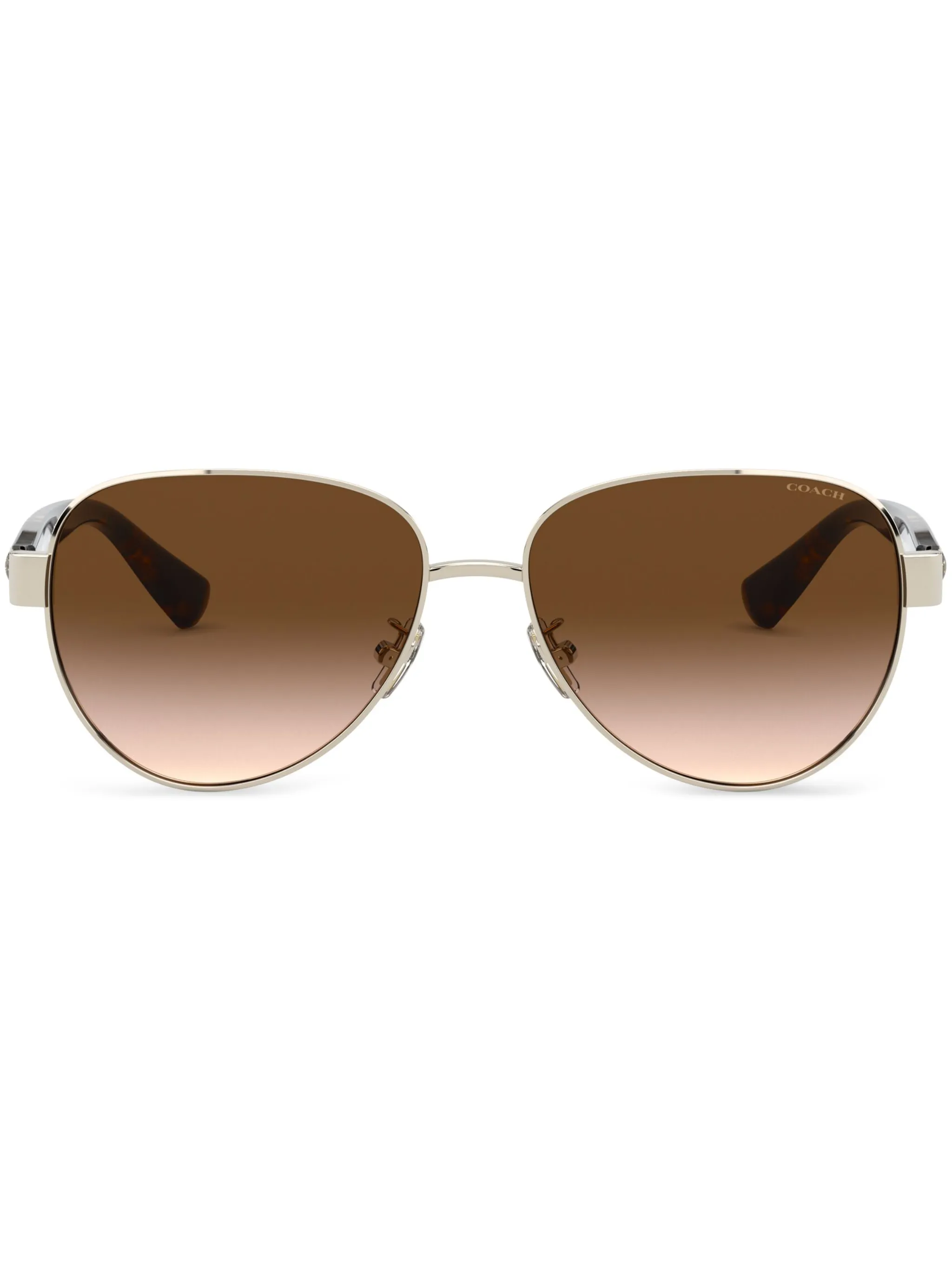 Солнцезащитные очки-авиаторы Coach, золотистый
Солнцезащитные очки-авиаторы Coach, золотистый