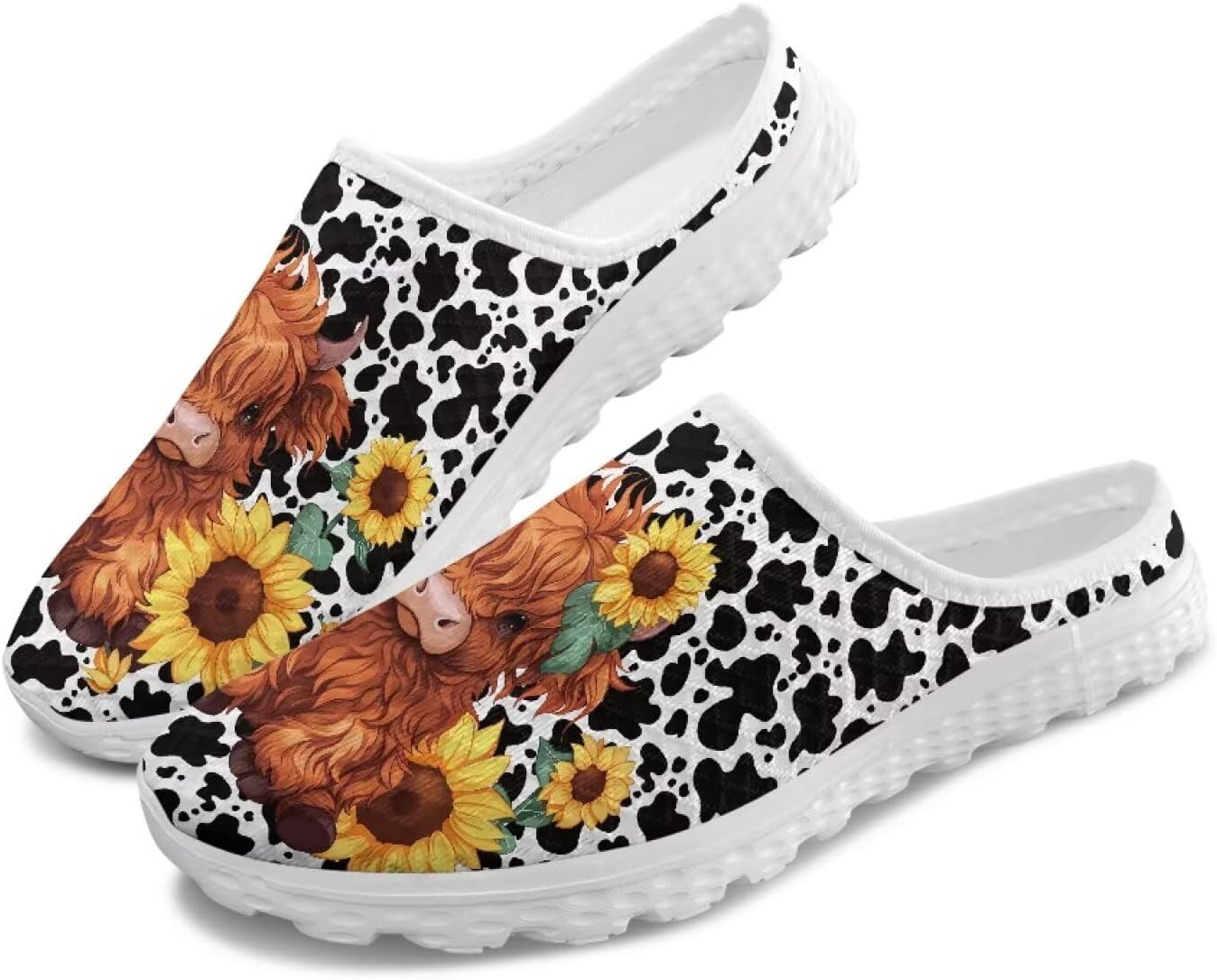 Женские кроссовки Tomeusey на шнуровке без задника, с полусеткой, легкие, дышащие, повседневные для прогулок, Cow Cattle Sunflower
Женские кроссовки Tomeusey на шнуровке без задника, с полусеткой, легкие, дышащие, повседневные для прогулок, Cow Cattle Sunflower