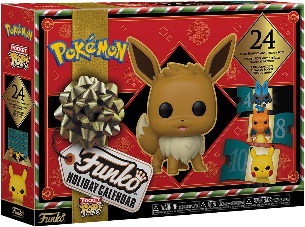 Адвент-календарь Funko Pocket Pop! Pokémon 24-Day Holiday Countdown
Адвент-календарь Funko Pocket Pop! Pokémon 24-Day Holiday Countdown