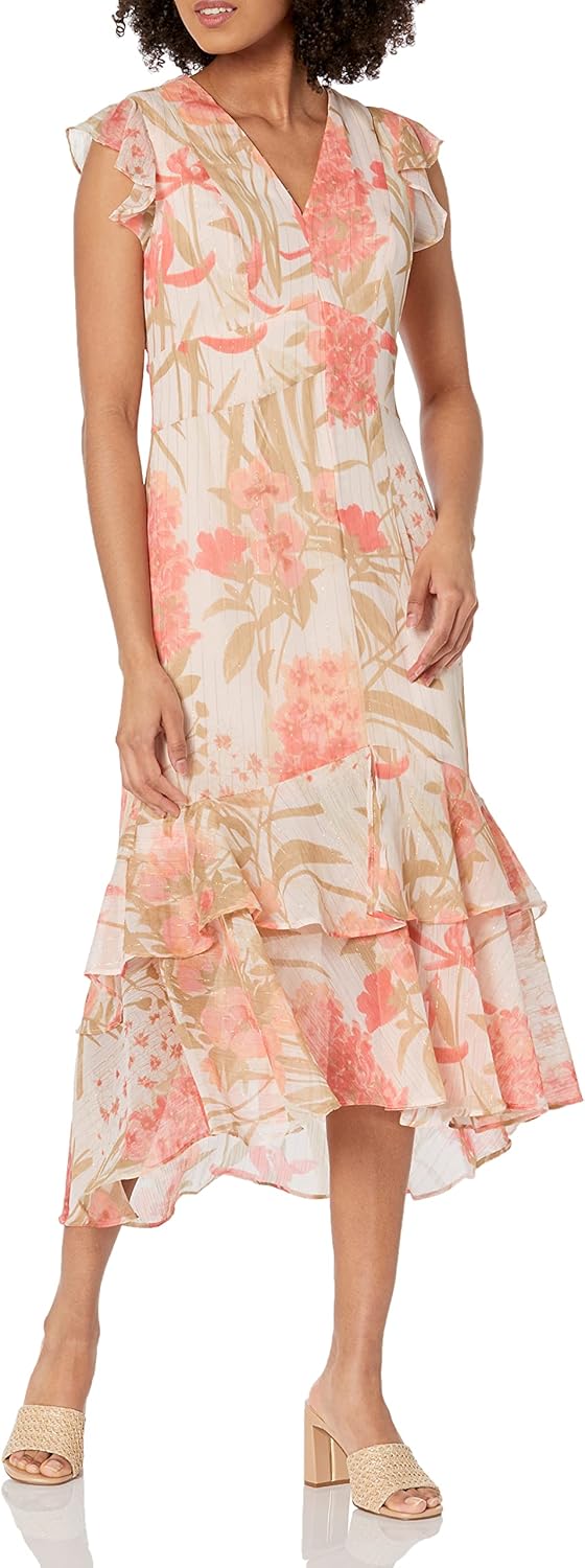 Женское платье, шифоновая юбка-миди Tommy Hilfiger с коротким рукавом и высоким низом, Bloom Multi
Женское платье, шифоновая юбка-миди Tommy Hilfiger с коротким рукавом и высоким низом, Bloom Multi