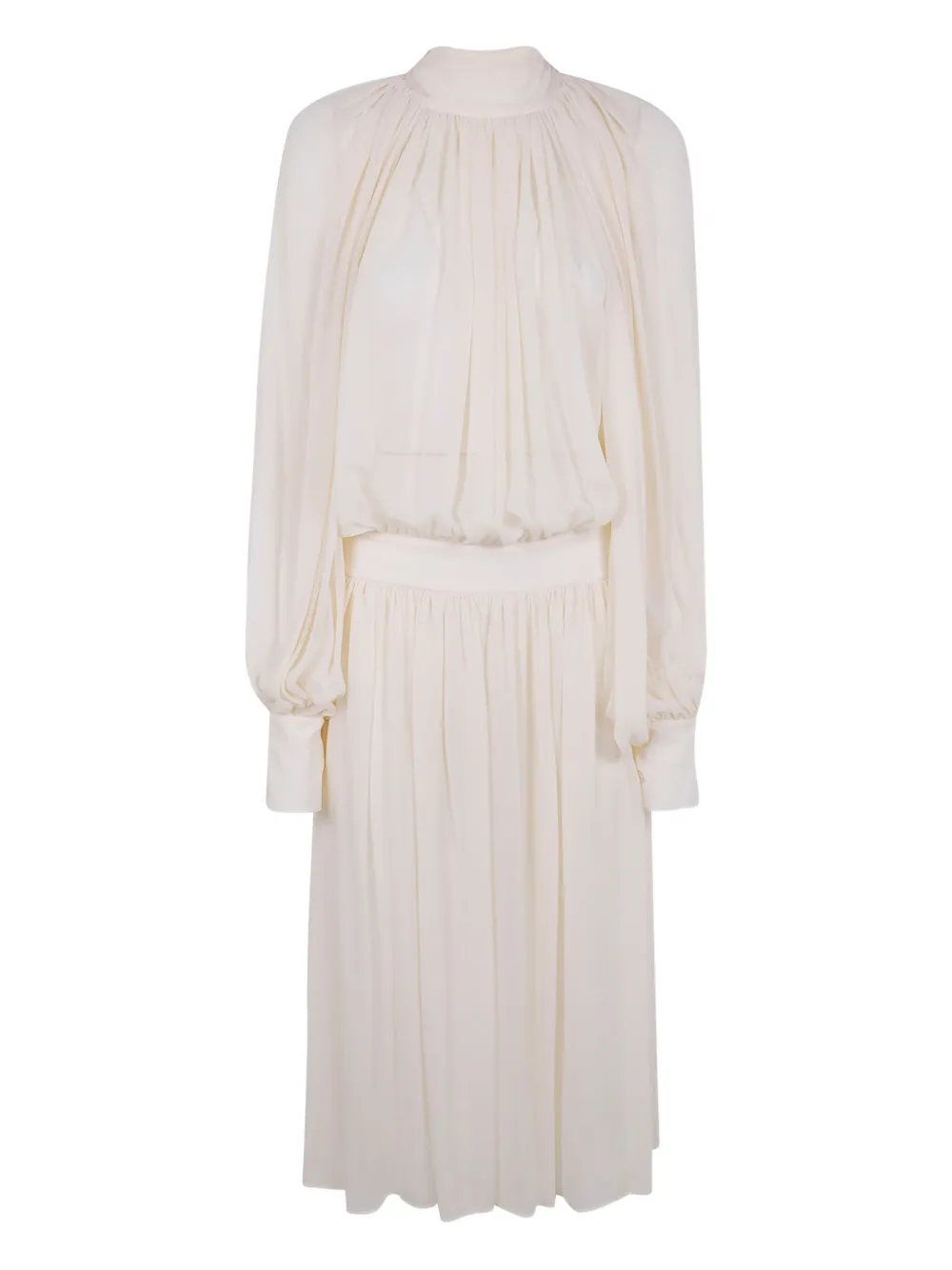 Платье миди с драпировкой Semicouture, нейтральный
Платье миди с драпировкой Semicouture, нейтральный