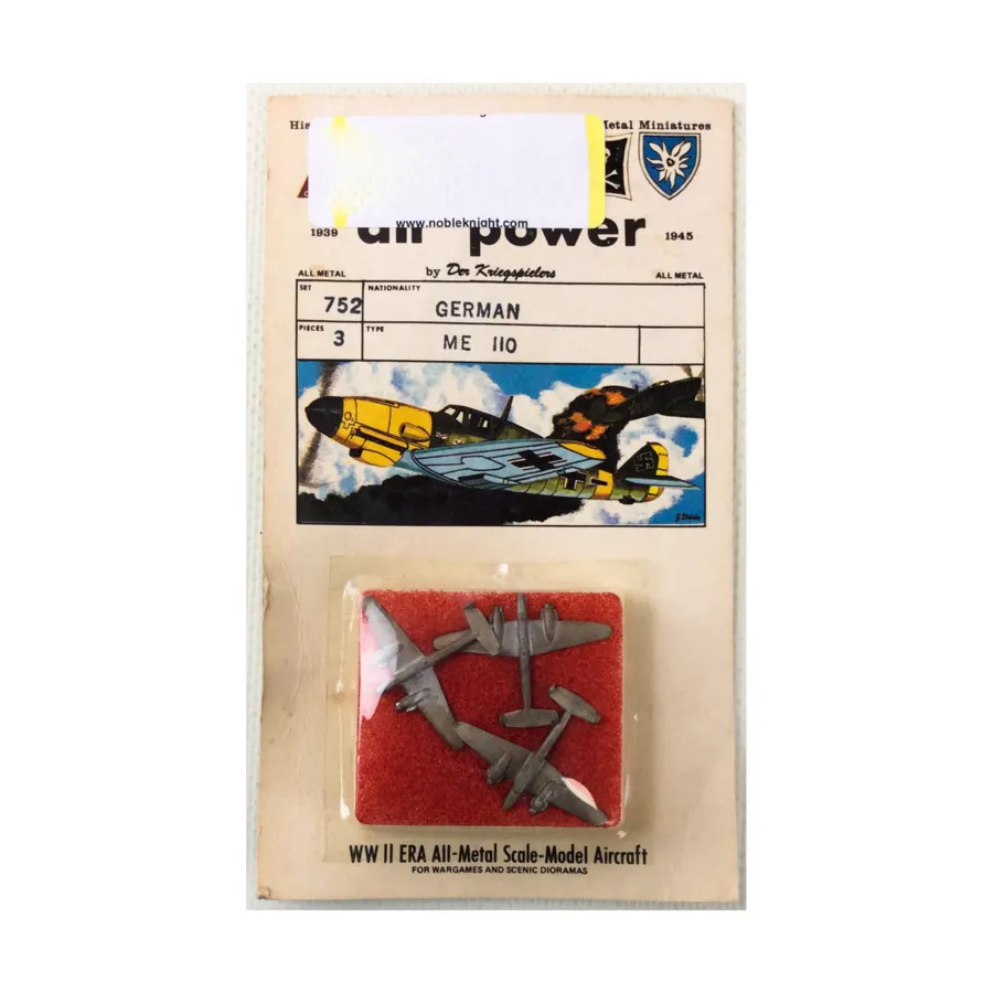 Немецкий МЕ 110, Air Power (1:285)
Немецкий МЕ 110, Air Power (1:285)