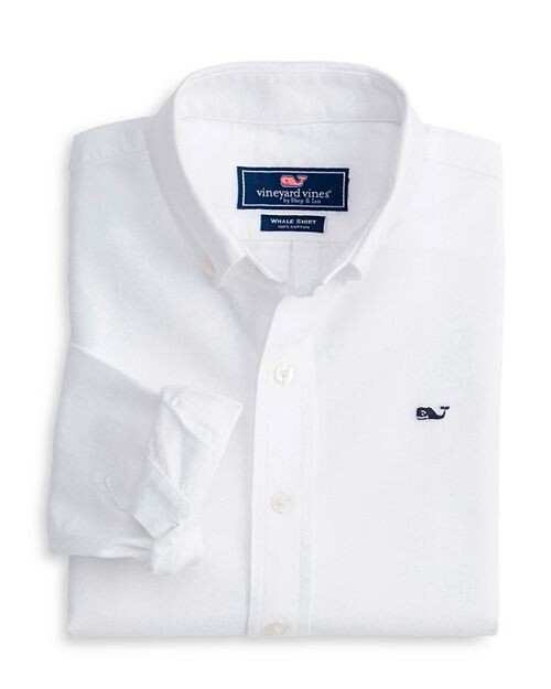 Хлопковая оксфордская рубашка с изображением кита для мальчиков Vineyard Vines, цвет White
Хлопковая оксфордская рубашка с изображением кита для мальчиков Vineyard Vines, цвет White