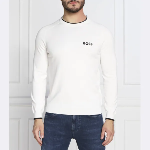 Свитер обычного кроя Ralvin с добавлением шерсти Boss, белый
Свитер обычного кроя Ralvin с добавлением шерсти Boss, белый