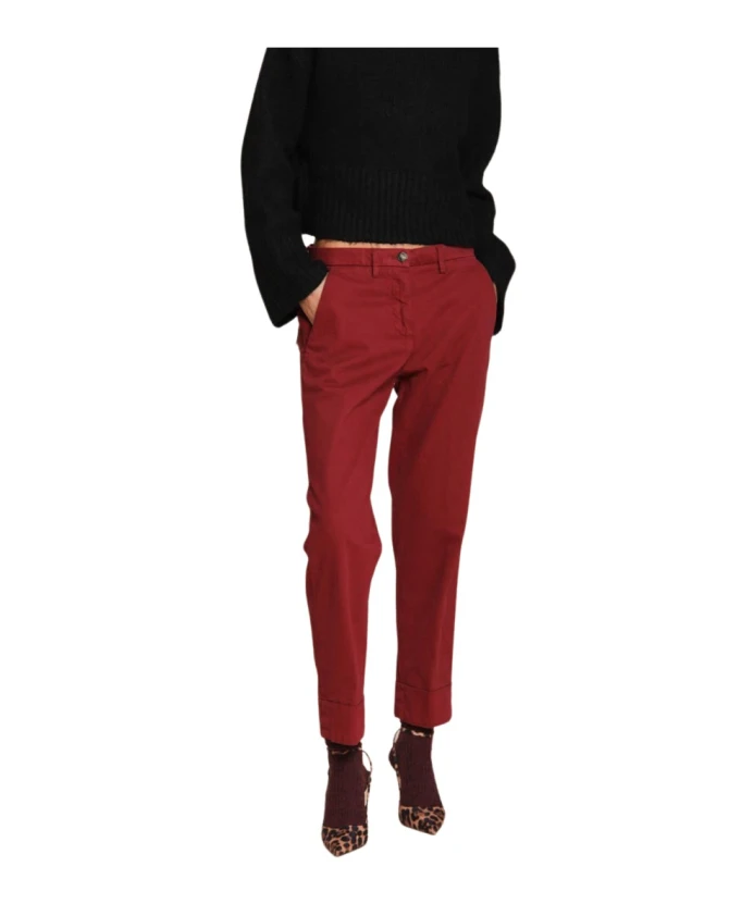Бордовые брюки-чиносы морковного цвета Mason'S, красный
Бордовые брюки-чиносы морковного цвета Mason'S, красный