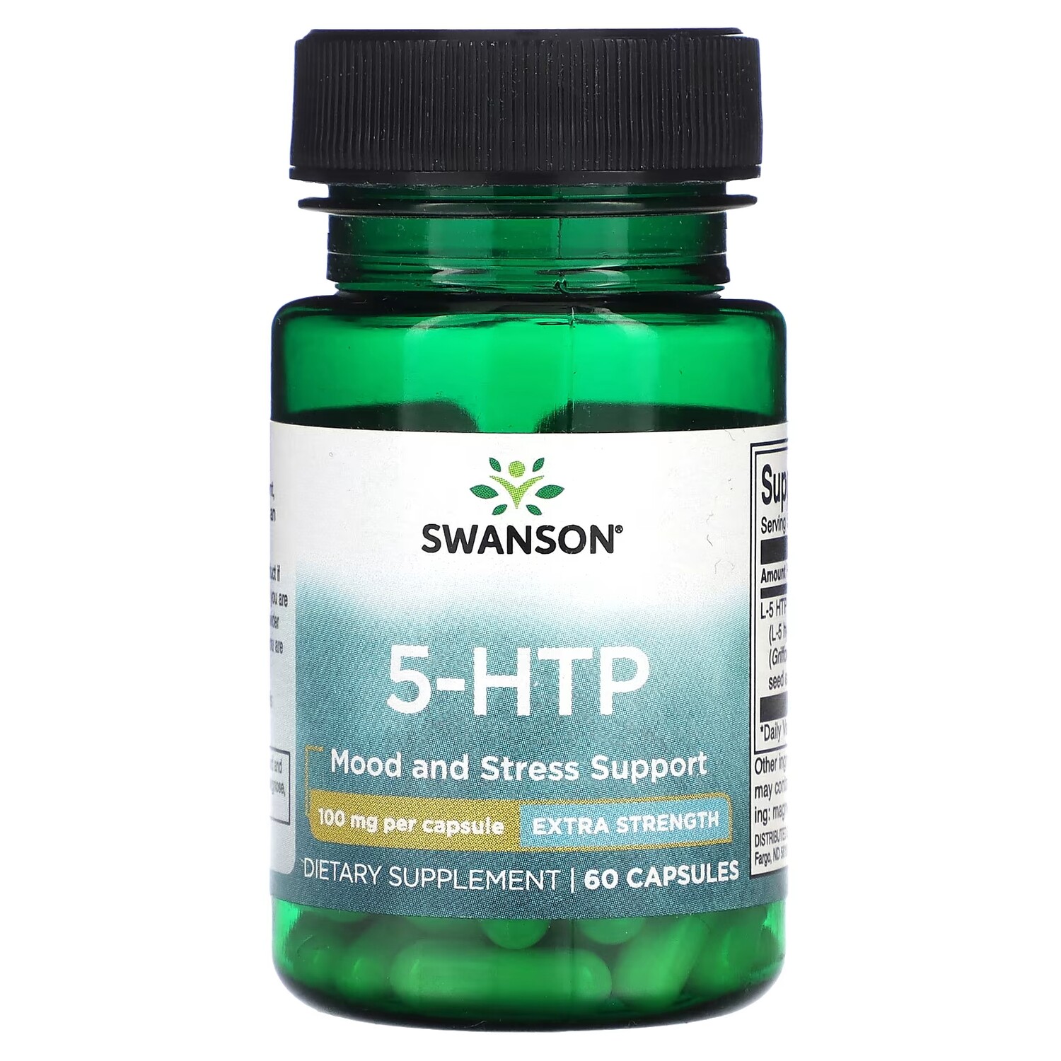 Добавка Swanson 5-HTP Extra Strength 100 мг, 60 капсул
Добавка Swanson 5-HTP Extra Strength 100 мг, 60 капсул