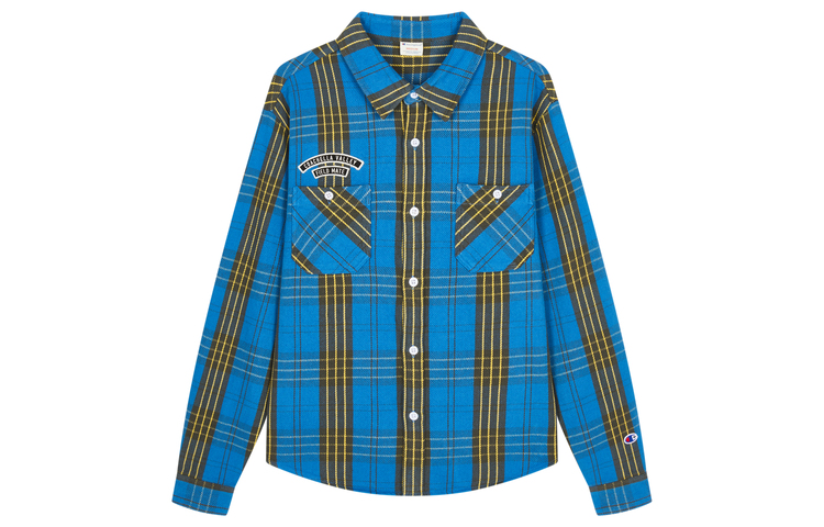 Пледовая рубашка с длинным рукавом Японская версия Unisex Champion, Светлый хаки
Пледовая рубашка с длинным рукавом Японская версия Unisex Champion, Светлый хаки