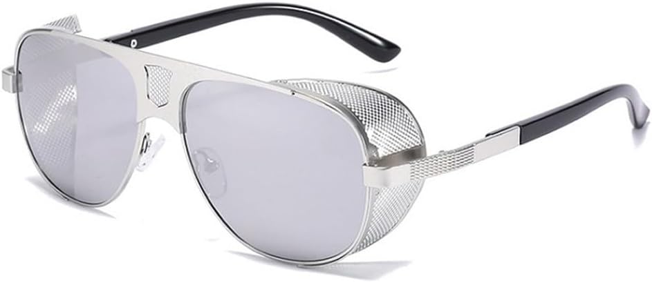 Солнцезащитные очки с плоской верхней частью и сетчатыми боковыми щитками, мужские, модные, в стиле металл-панк, женские, роскошные, ретро, в стиле стимпанк HVTVTLA, C8
Солнцезащитные очки с плоской верхней частью и сетчатыми боковыми щитками, мужские, модные, в стиле металл-панк, женские, роскошные, ретро, в стиле стимпанк HVTVTLA, C8