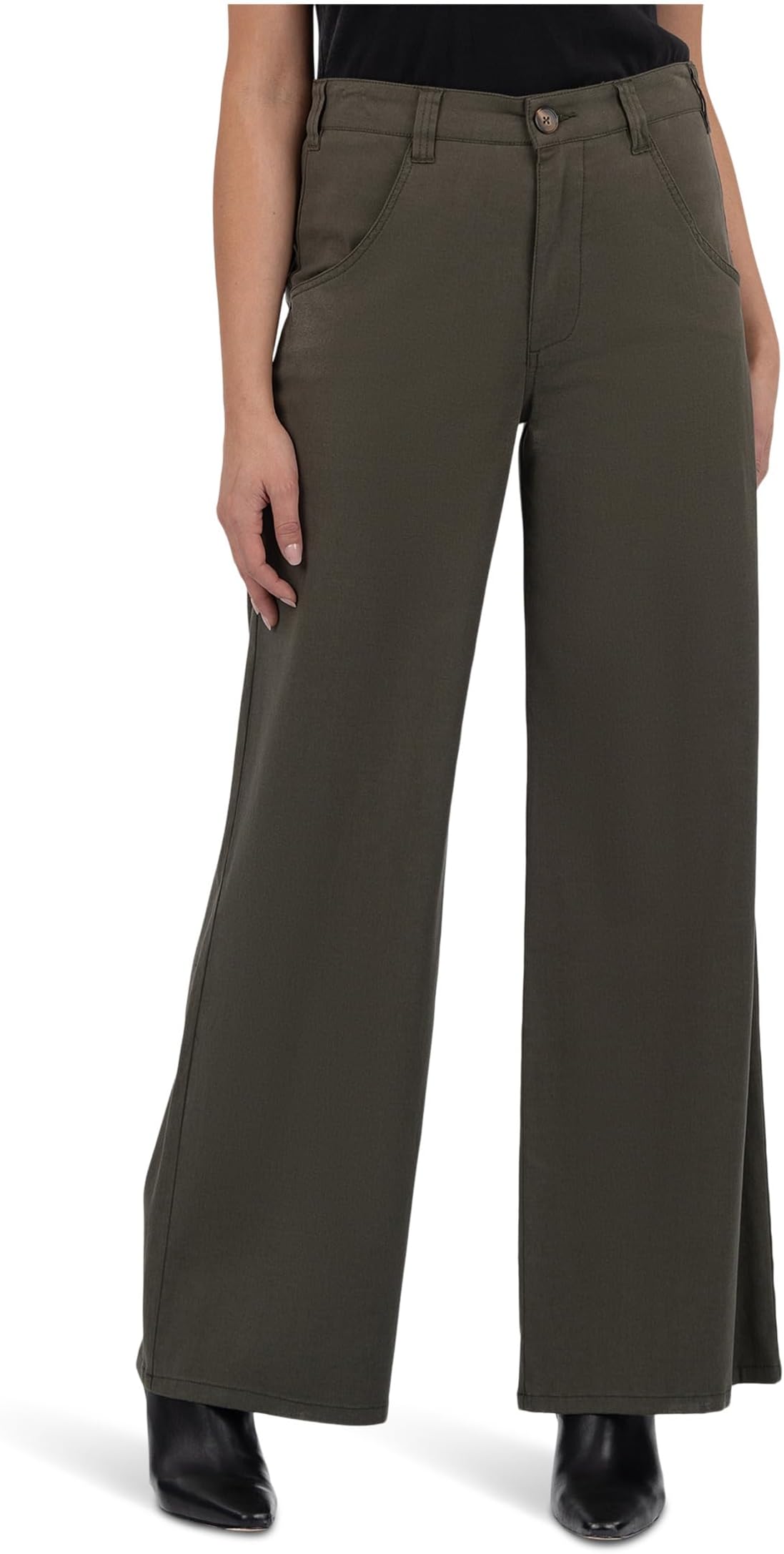 Брюки KUT from the Kloth Meg-high Rise Wide Leg, оливковый
Брюки KUT from the Kloth Meg-high Rise Wide Leg, оливковый