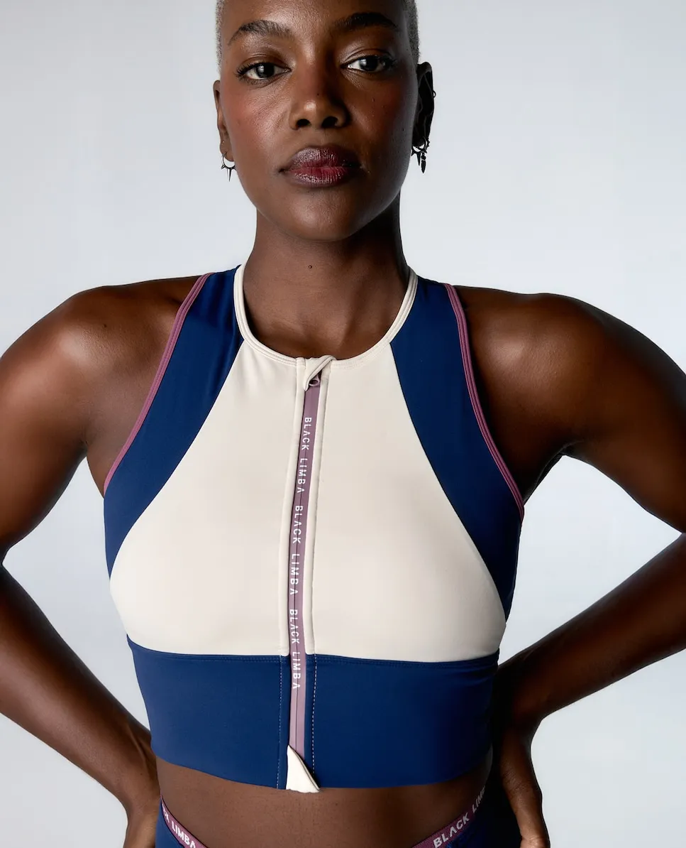 Спортивный бюстгальтер с высокой поддержкой и застежкой спереди Black Limba, темно-синий
Спортивный бюстгальтер с высокой поддержкой и застежкой спереди Black Limba, темно-синий