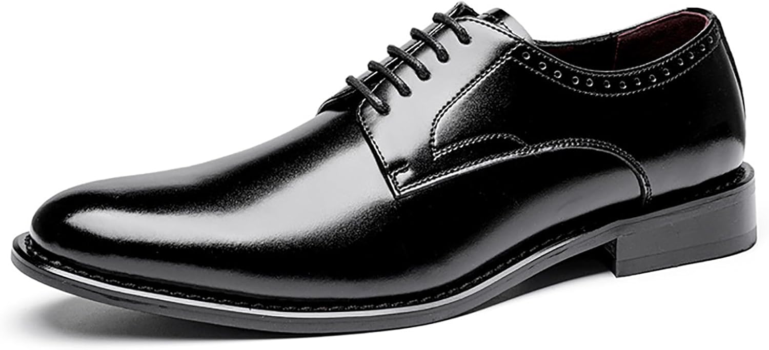 Мужские оксфорды из натуральной кожи, классические с шнуровкой, удобные с заостренным носком, дерби для свадеб, офиса и бизнеса, кожаная обувь Loveheynew, черный
Мужские оксфорды из натуральной кожи, классические с шнуровкой, удобные с заостренным носком, дерби для свадеб, офиса и бизнеса, кожаная обувь Loveheynew, черный
