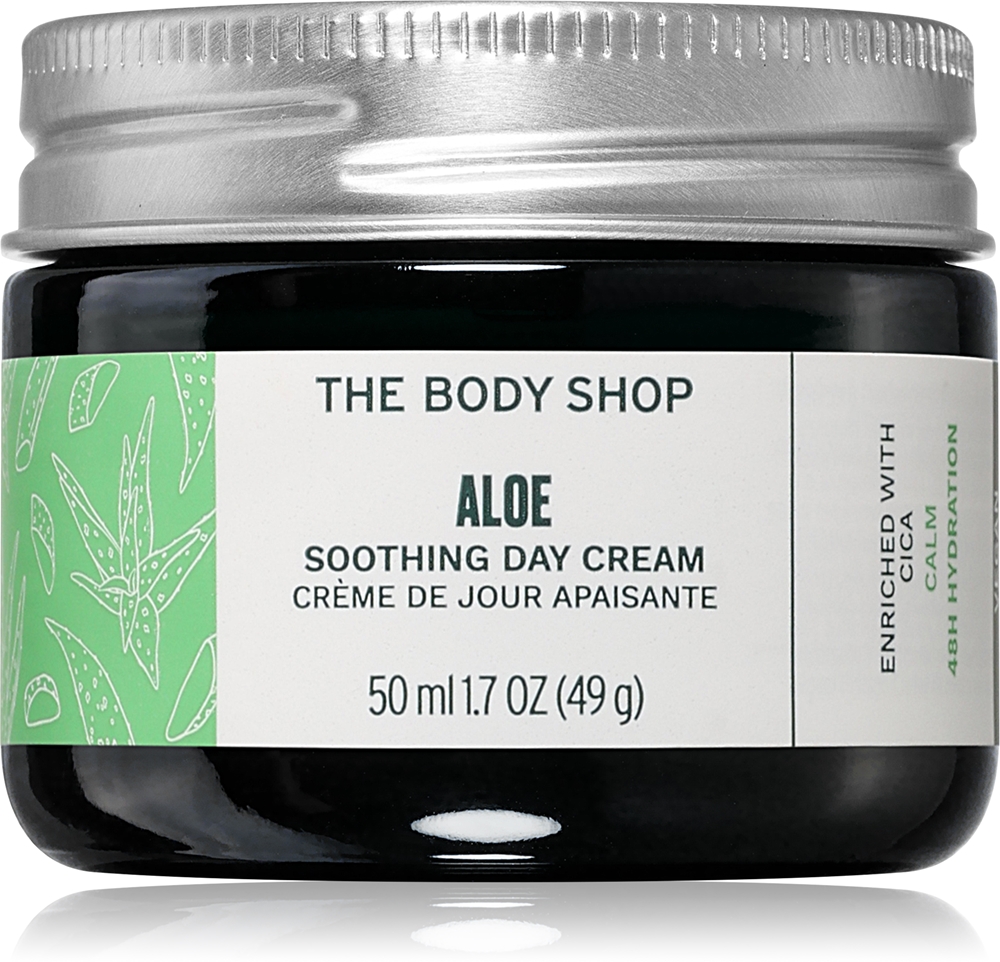 Успокаивающий дневной крем с алоэ The Body Shop, 50 мл
Успокаивающий дневной крем с алоэ The Body Shop, 50 мл
