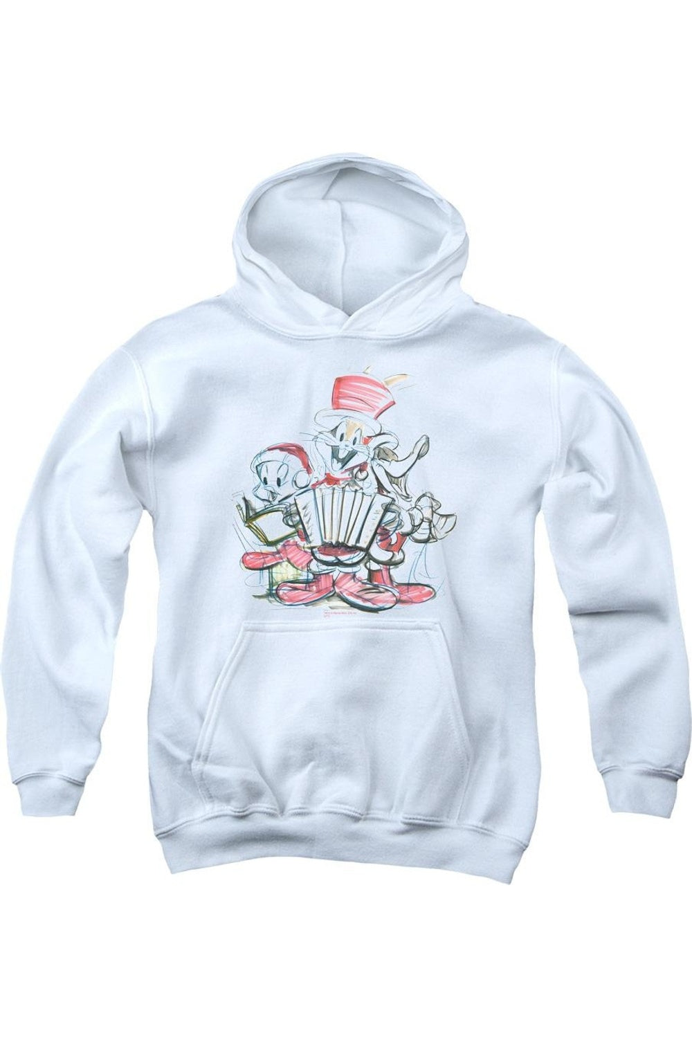Толстовка с капюшоном Looney Tunes Holiday Sketch для молодежи Gildan, белый
Толстовка с капюшоном Looney Tunes Holiday Sketch для молодежи Gildan, белый