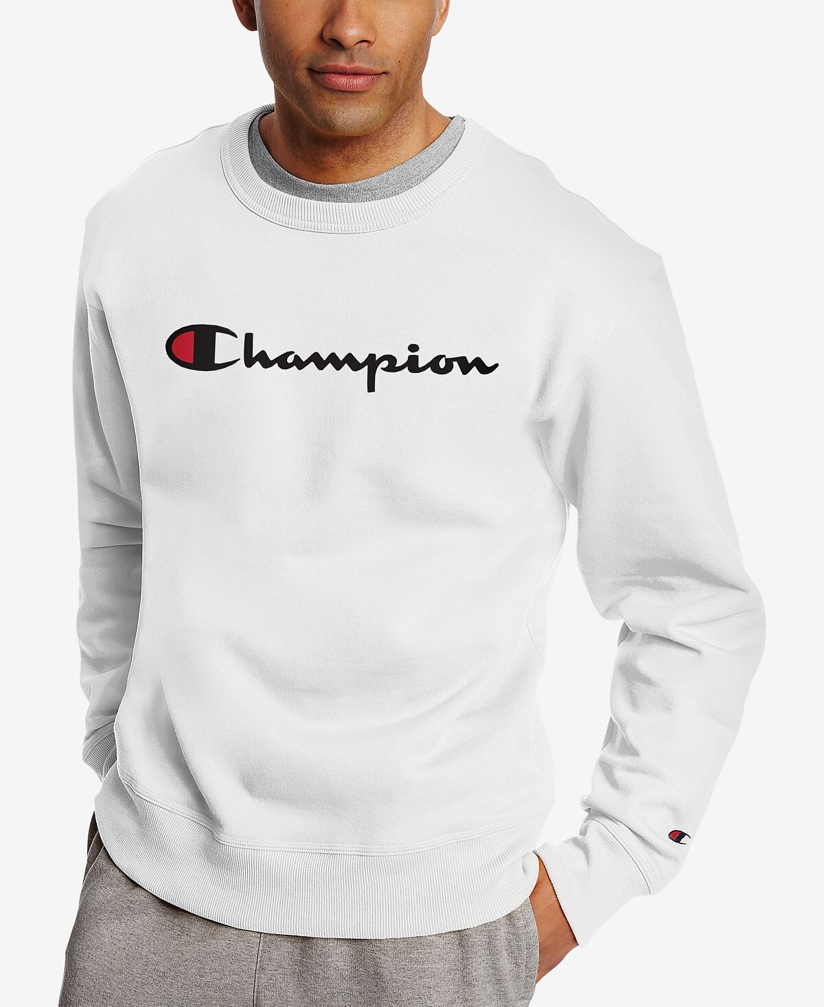 Мужская толстовка powerblend из флиса с логотипом Champion, белый
Мужская толстовка powerblend из флиса с логотипом Champion, белый