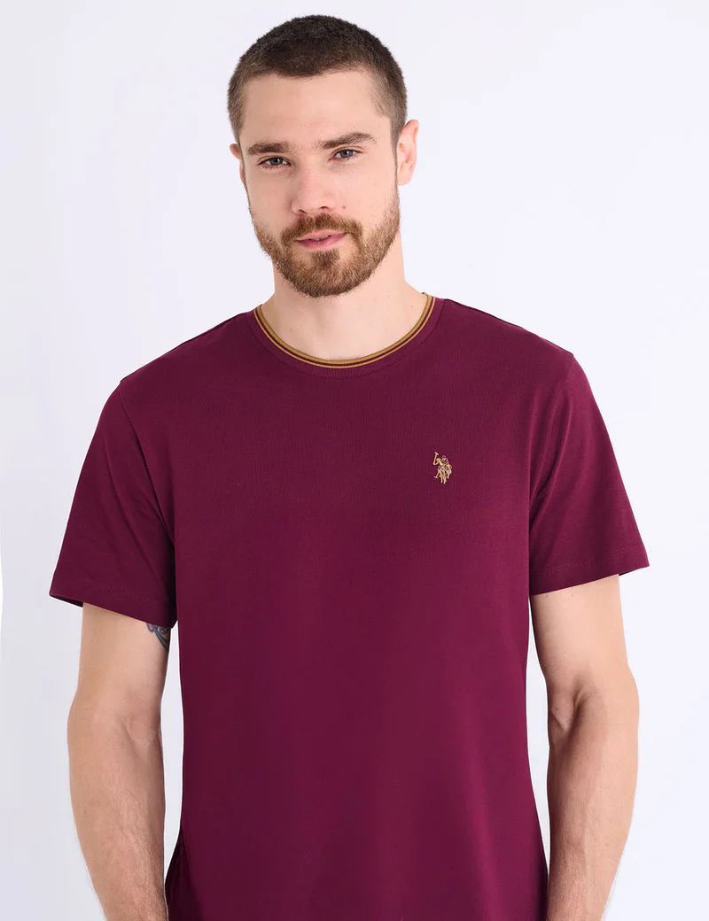 Футболка-поло U.S. Polo Assn Tipped Crew Neck Collar, бордовый
Футболка-поло U.S. Polo Assn Tipped Crew Neck Collar, бордовый