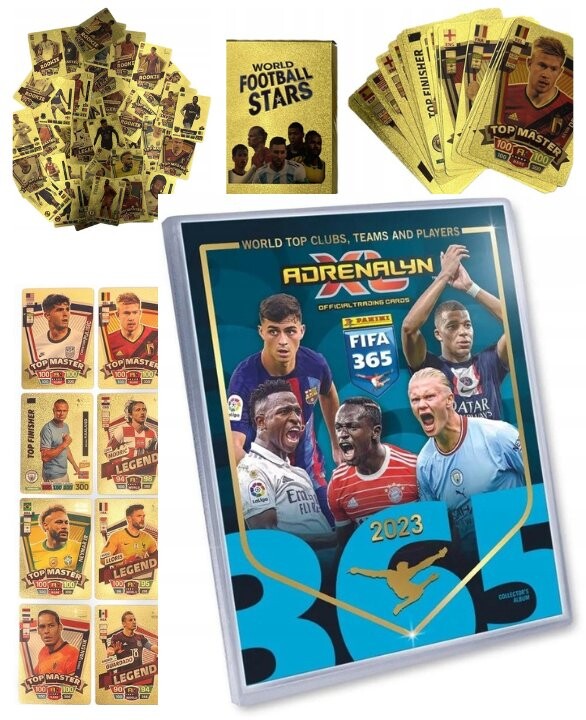 Альбом Fifa 365 2023 + 55 золотых карточек Альбом футбольных карточек PANINI Adrenalyn XL Panini Kolekcja
Альбом Fifa 365 2023 + 55 золотых карточек Альбом футбольных карточек PANINI Adrenalyn XL Panini Kolekcja