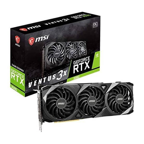 Видеокарта MSI GeForce RTX 3090 VENTUS 3X OC, 24 Гб
Видеокарта MSI GeForce RTX 3090 VENTUS 3X OC, 24 Гб