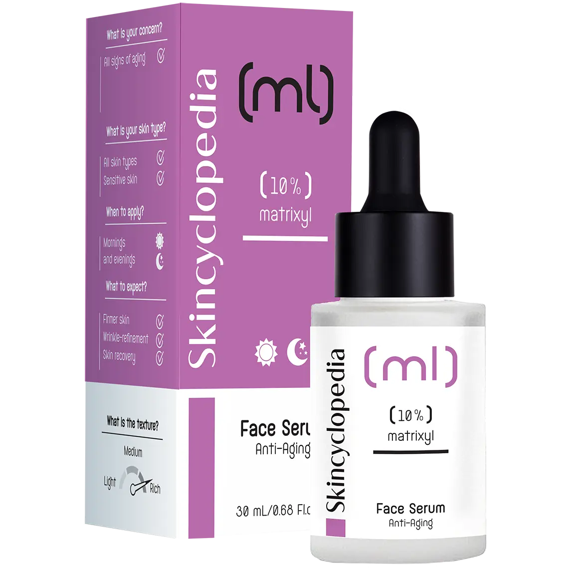 Skincyclopedia концентрированная профессиональная сыворотка против морщин с 10% матриксилом 3000, 30 мл
Skincyclopedia концентрированная профессиональная сыворотка против морщин с 10% матриксилом 3000, 30 мл