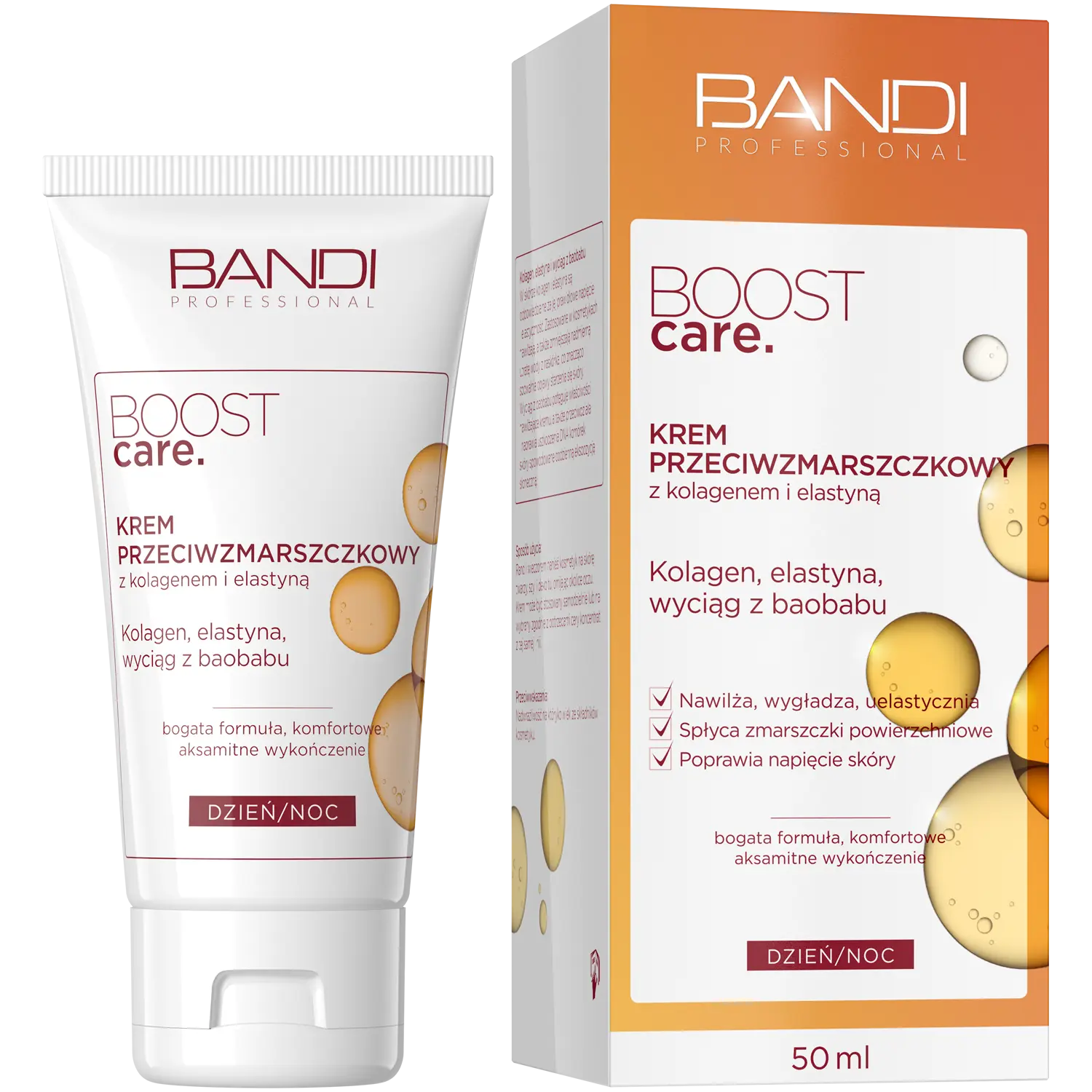 Bandi Boost Care крем от морщин с коллагеном и эластином, 50 мл 
Bandi Boost Care крем от морщин с коллагеном и эластином, 50 мл
