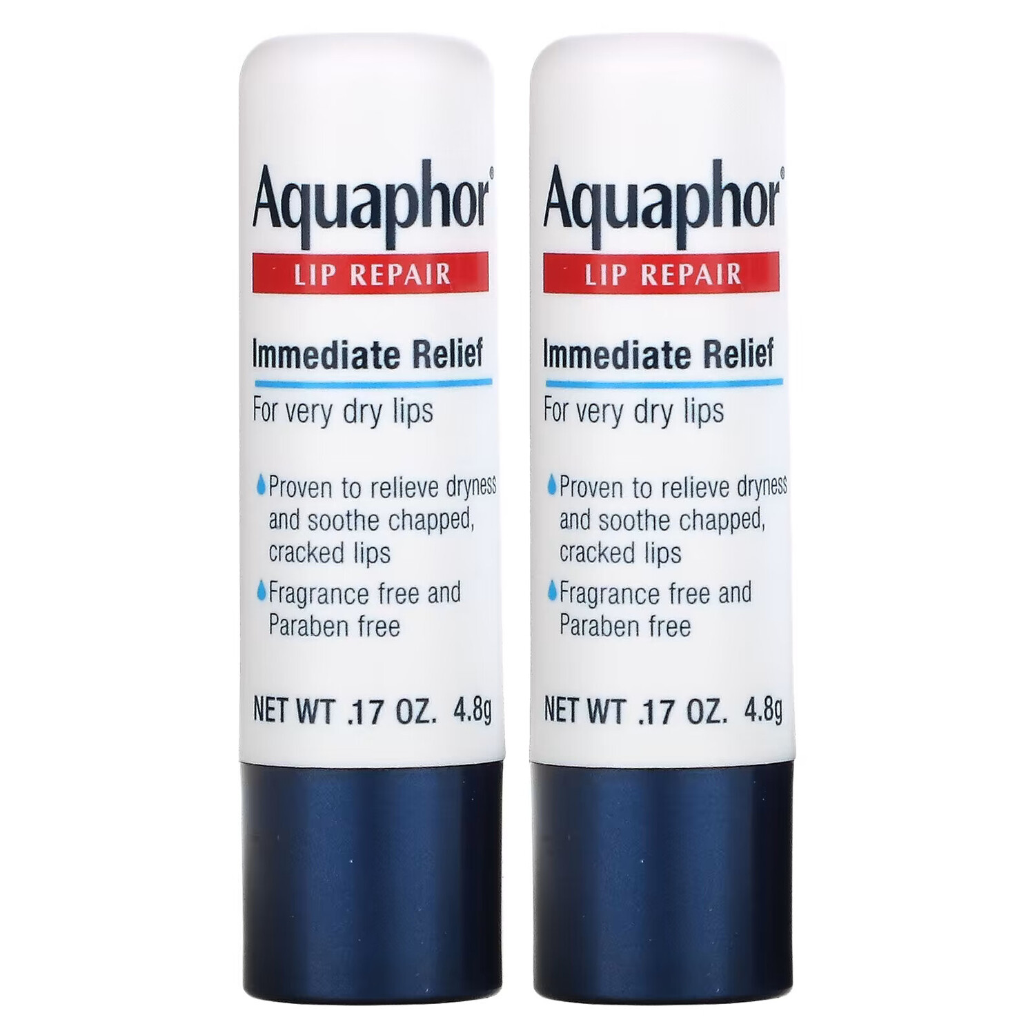 Aquaphor, Lip Repair Stick, Немедленное облегчение, 2 палочки, 0,17 унции (4,8 г)
Aquaphor, Lip Repair Stick, Немедленное облегчение, 2 палочки, 0,17 унции (4,8 г)