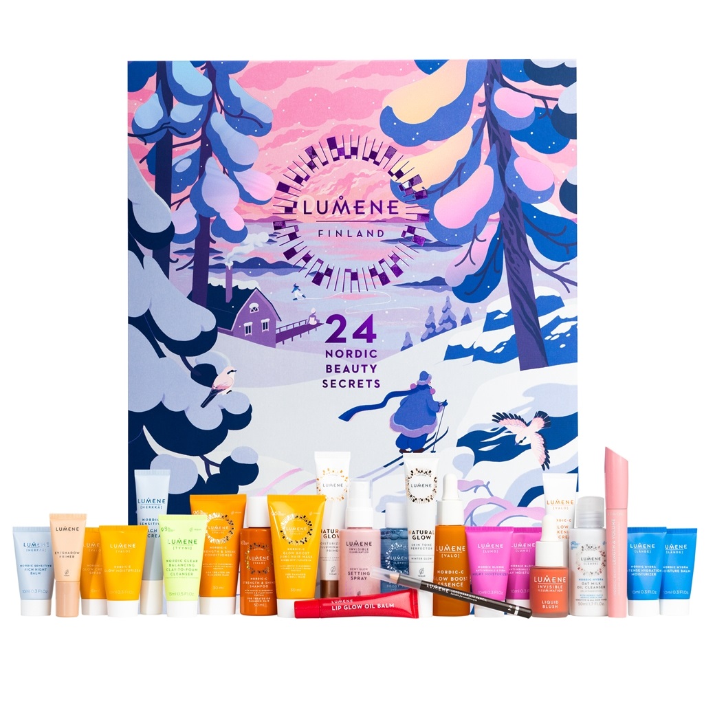 Адвент-календарь Lumene 24 Nordic Beauty Secrets, 24 предмета 
Адвент-календарь Lumene 24 Nordic Beauty Secrets, 24 предмета