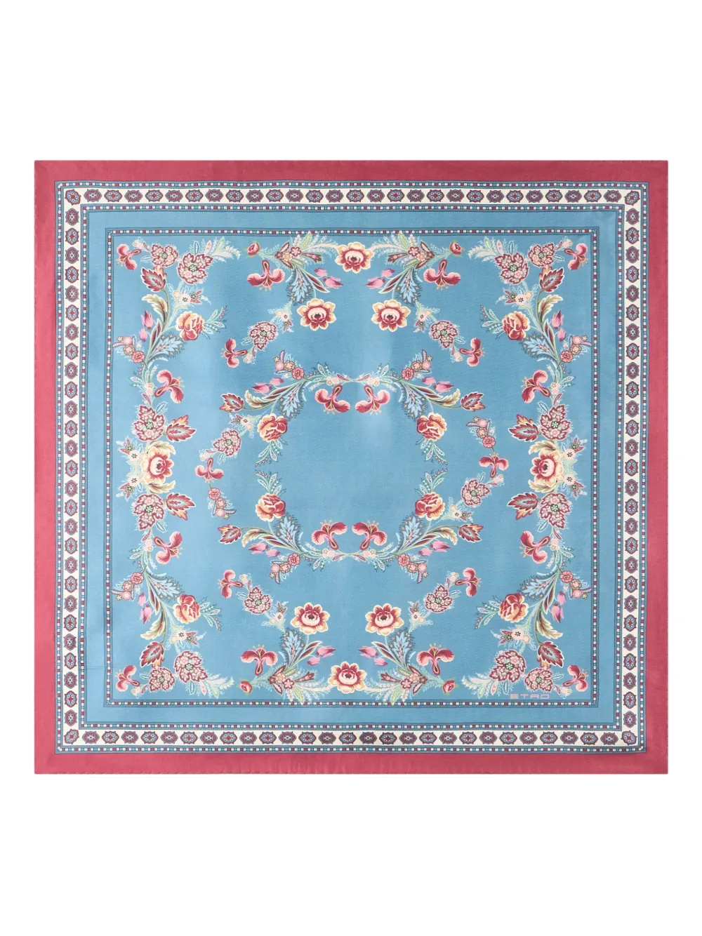 Шелковый платок с цветочным принтом ETRO, синий
Шелковый платок с цветочным принтом ETRO, синий