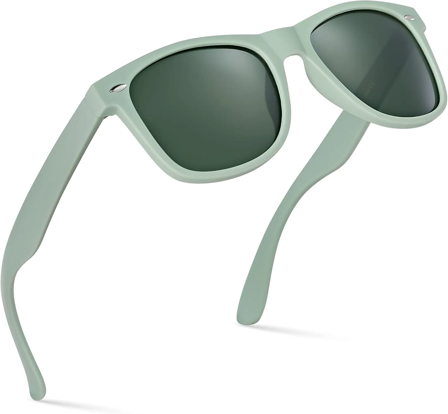 Поляризованные солнцезащитные очки Retro Rewind для мужчин и женщин - классические солнцезащитные очки с защитой от УФ-излучения, Matte Olive Gray | Green
Поляризованные солнцезащитные очки Retro Rewind для мужчин и женщин - классические солнцезащитные очки с защитой от УФ-излучения, Matte Olive Gray | Green